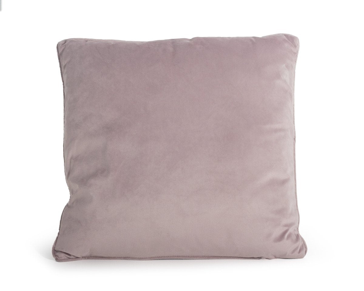 Velvet Cushion | Powder Pink | 50cm x 50cm - The Bedding & Blankets Store