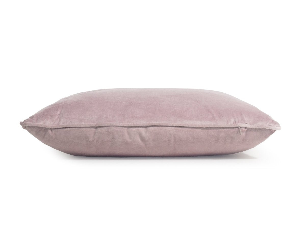 Velvet Cushion | Powder Pink | 50cm x 50cm - The Bedding & Blankets Store