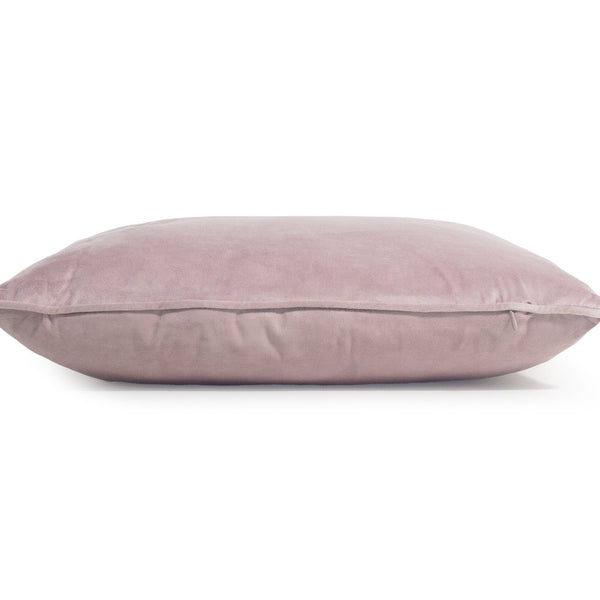 Velvet Cushion | Powder Pink | 50cm x 50cm - The Bedding & Blankets Store