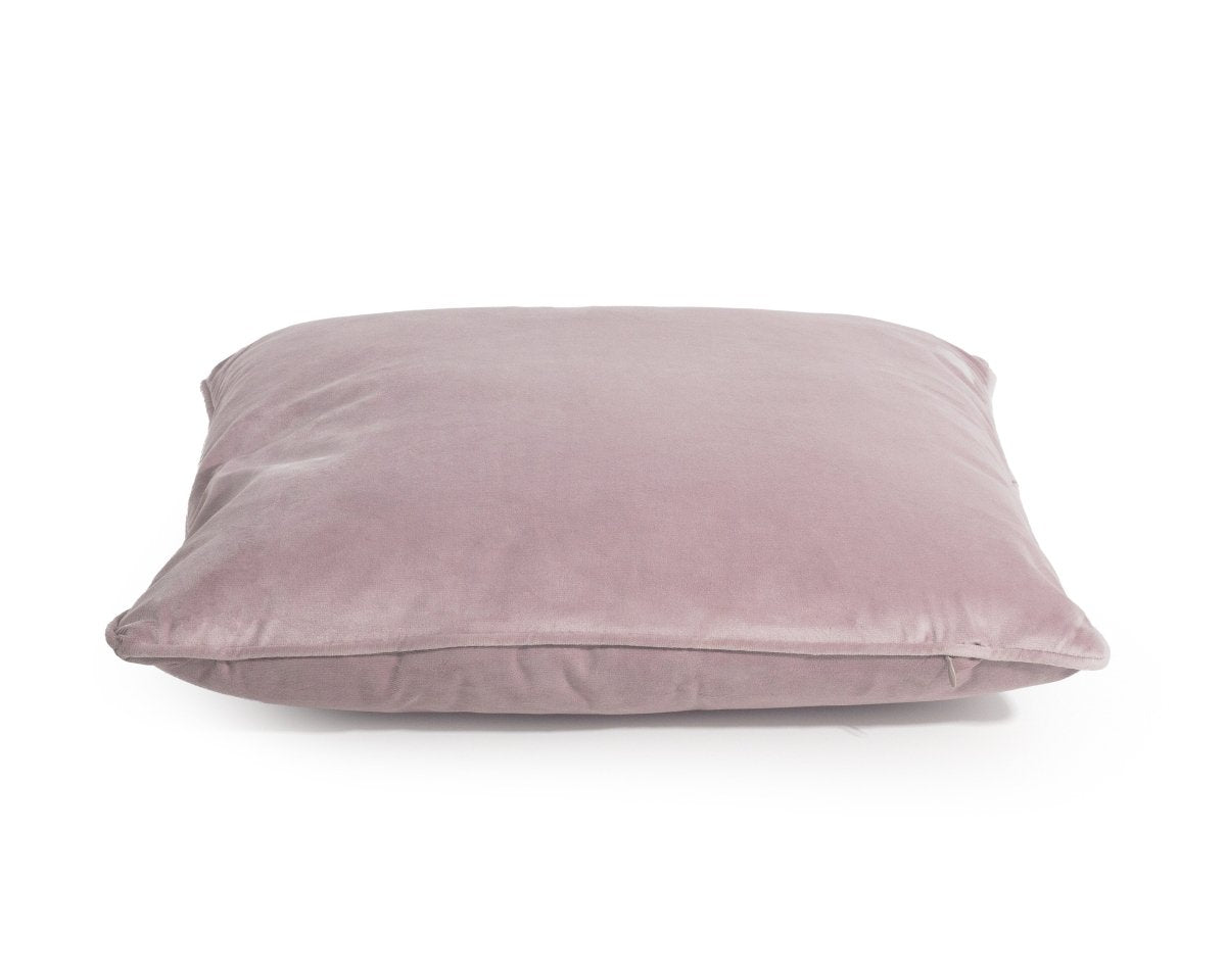 Velvet Cushion | Powder Pink | 50cm x 50cm - The Bedding & Blankets Store