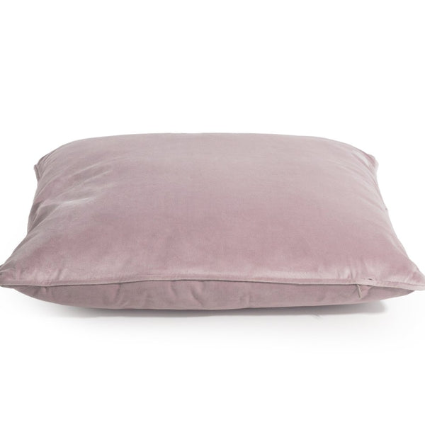 Velvet Cushion | Powder Pink | 50cm x 50cm - The Bedding & Blankets Store