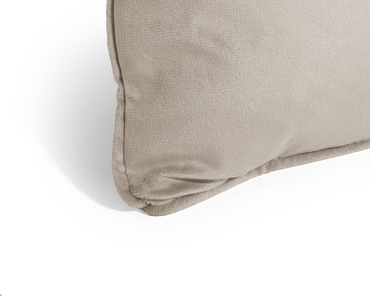 Velvet Cushion | Taupe | 50cm x 50cm - The Bedding & Blankets Store