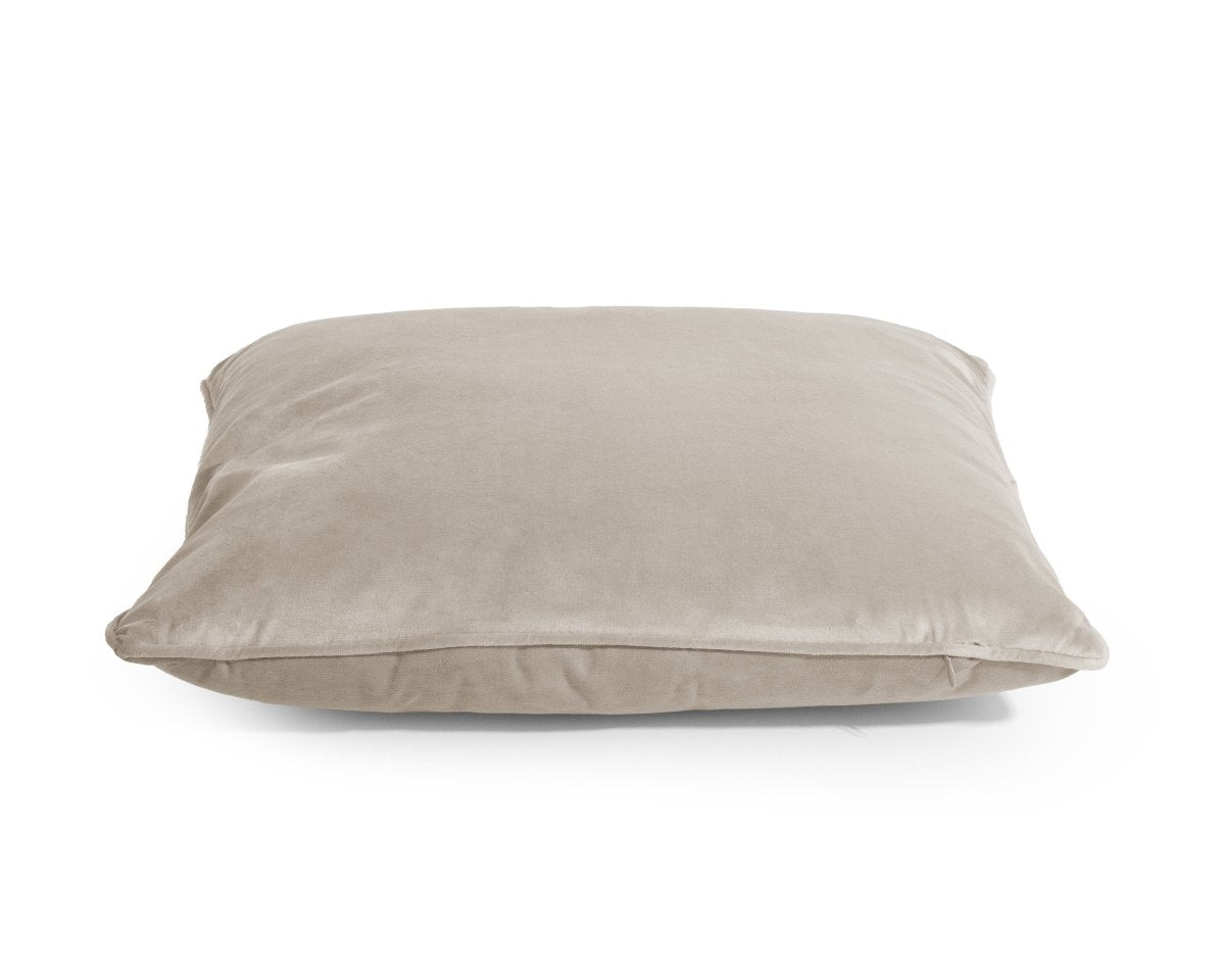 Velvet Cushion | Taupe | 50cm x 50cm - The Bedding & Blankets Store