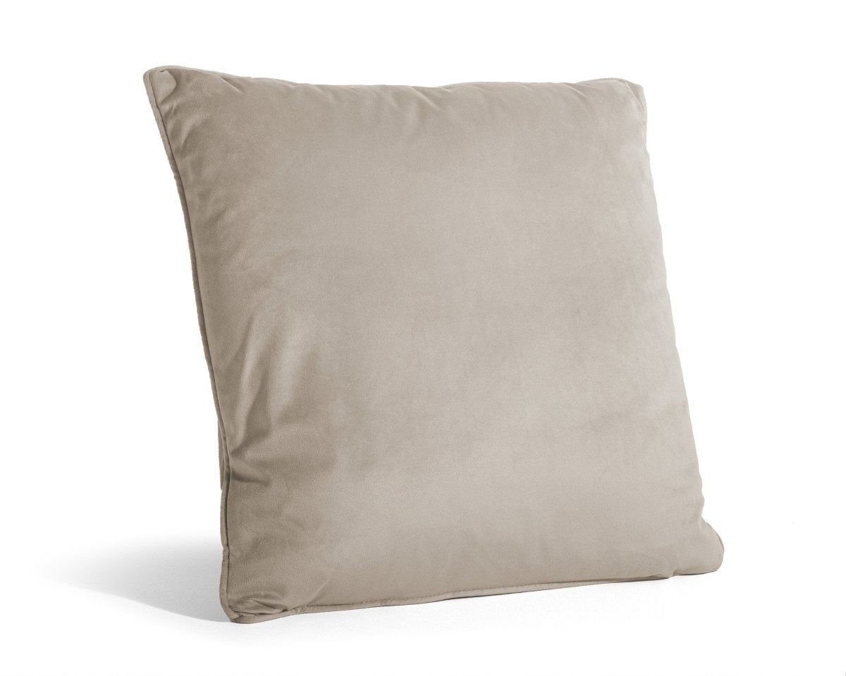 Velvet Cushion | Taupe | 50cm x 50cm - The Bedding & Blankets Store