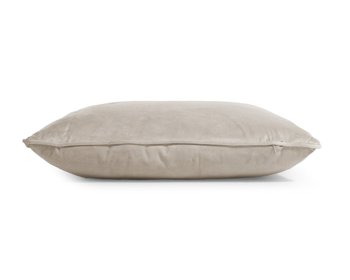 Velvet Cushion | Taupe | 50cm x 50cm - The Bedding & Blankets Store