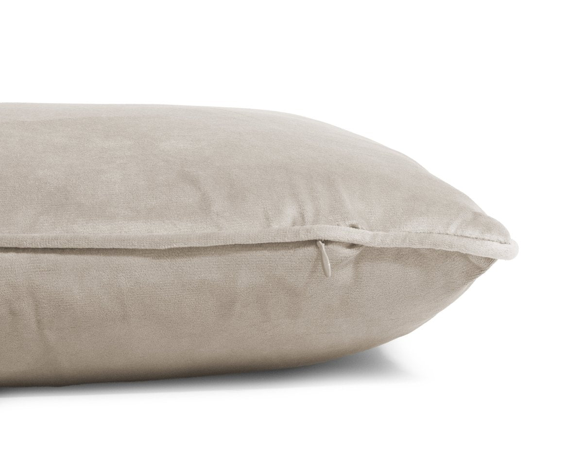 Velvet Cushion | Taupe | 50cm x 50cm - The Bedding & Blankets Store