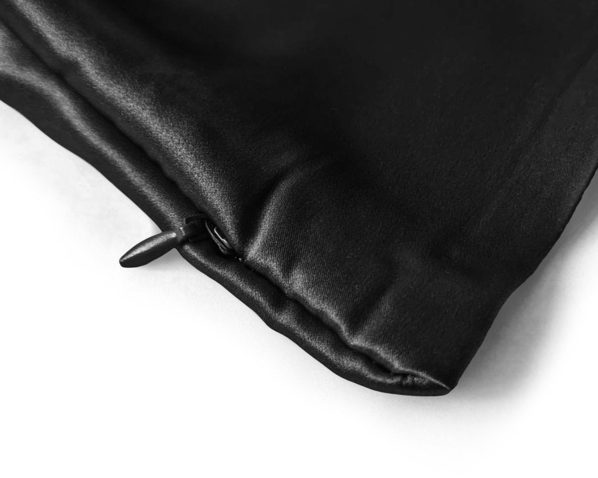 Beauty Pillowcase | Black | 60 x 70cm - The Bedding & Blankets Store