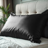 Beauty Pillowcase | Black | 60 x 70cm - The Bedding & Blankets Store