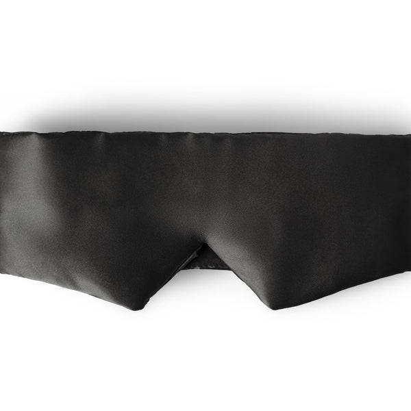 Mulberry Silk Sleep Mask Deepsleep | Black | 68 x 12cm - The Bedding & Blankets Store