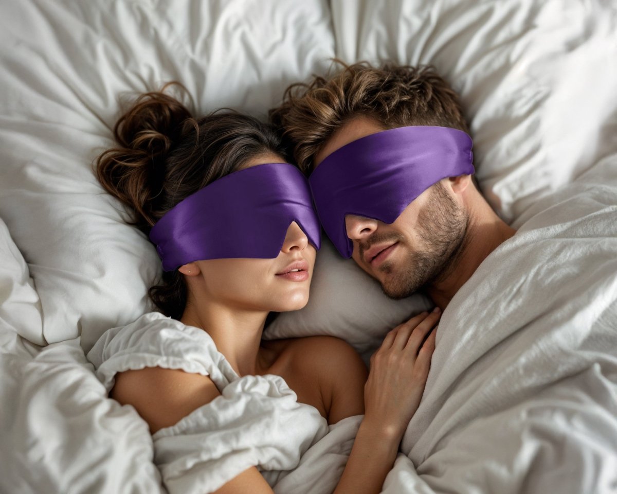 Sleep Mask Deepsleep | Purple | 68 x 12cm - The Bedding & Blankets Store
