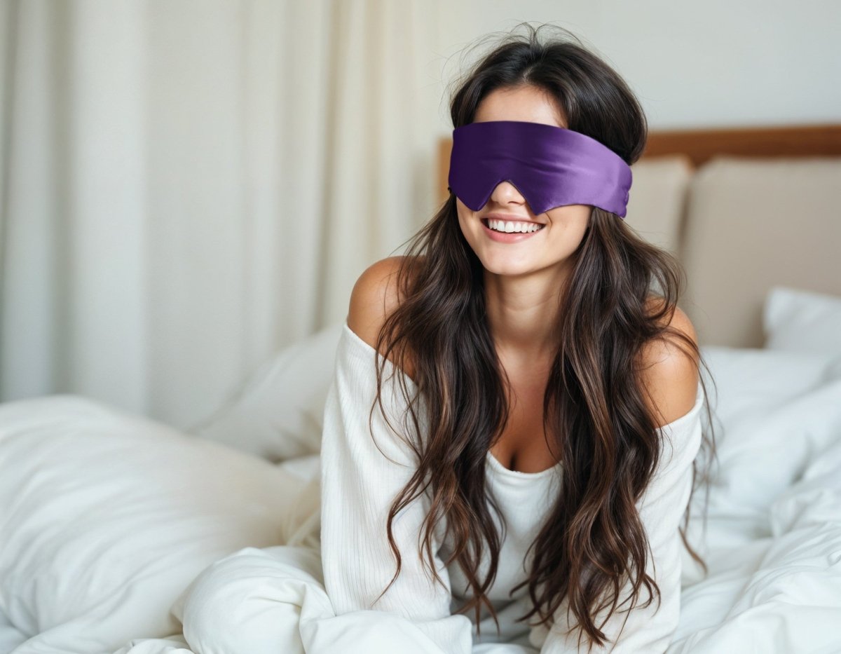 Sleep Mask Deepsleep | Purple | 68 x 12cm - The Bedding & Blankets Store