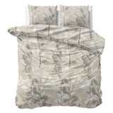 100% Brushed Cotton Duvet Cover Set Essence | Sand | King - 240cm (W) x 200cm (L) - The Bedding & Blankets Store