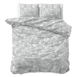 100% Brushed Cotton Duvet Cover Set Rosa | Grey | King - 240cm (W) x 200cm (L) - The Bedding & Blankets Store