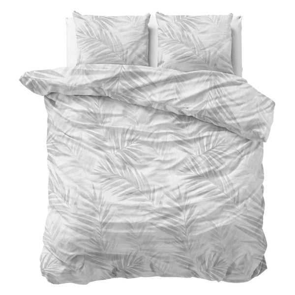 100% Brushed Cotton Duvet Cover Set Venza | Grey | King - 240cm (W) x 200cm (L) - The Bedding & Blankets Store