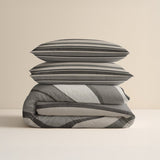 100% Brushed Cotton Duvet Cover Set Zuma | Taupe | King - 240cm (W) x 200cm (L) - The Bedding & Blankets Store