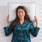 100% Cotton Box Pillow Pair | White | 50 x 60 x 10cm - The Bedding & Blankets Store