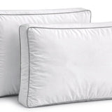 100% Cotton Box Pillow Pair | White | 50 x 60 x 10cm - The Bedding & Blankets Store