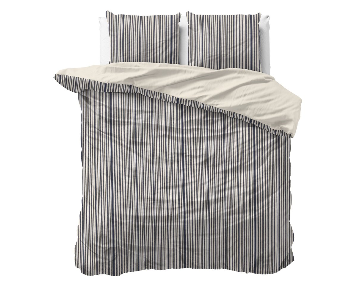 100% Cotton Duvet Cover Set Blue Regatta | Blue | Double - 200cm (W) x 200/220cm (L) - The Bedding & Blankets Store