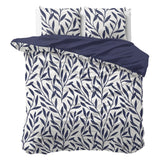 100% Cotton Duvet Cover Set Blue Willow | Blue | Double - 200cm (W) x 200/220cm (L) - The Bedding & Blankets Store
