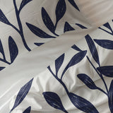 100% Cotton Duvet Cover Set Blue Willow | Blue | Double - 200cm (W) x 200/220cm (L) - The Bedding & Blankets Store