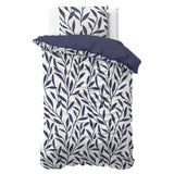 100% Cotton Duvet Cover Set Blue Willow | Blue | Double - 200cm (W) x 200/220cm (L) - The Bedding & Blankets Store