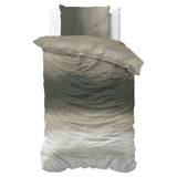 100% Cotton Duvet Cover Set Eden | Green | King Long - 240cm (W) x 220cm (L) - The Bedding & Blankets Store