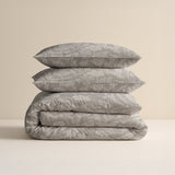100% Cotton Duvet Cover Set Flay | Sand | King Long - 240cm (W) x 220cm (L) - The Bedding & Blankets Store