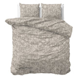 100% Cotton Duvet Cover Set Flay | Sand | King Long - 240cm (W) x 220cm (L) - The Bedding & Blankets Store