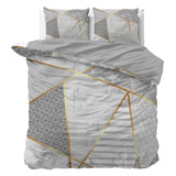 100% Cotton Duvet Cover Set Graphic | White | Single - 135cm (W) x 200cm (L) - The Bedding & Blankets Store