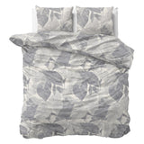 100% Cotton Duvet Cover Set Lunara | Silver | King Long - 240cm (W) x 220cm (L) - The Bedding & Blankets Store