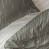 100% Cotton Duvet Cover Set Mellow Stone | Grey | Double - 200cm (W) x 200/220cm (L) - The Bedding & Blankets Store