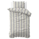100% Cotton Duvet Cover Set Nautic | Beige | King Long - 240cm (W) x 220cm (L) - The Bedding & Blankets Store