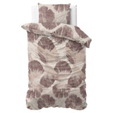 100% Cotton Duvet Cover Set Velora | Brown | King Long - 240cm (W) x 220cm (L) - The Bedding & Blankets Store