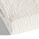 100% Cotton Muslin Lazy Duvet Mousseline | Beige | Double XL - 200cm (W) x 240cm (L) - The Bedding & Blankets Store