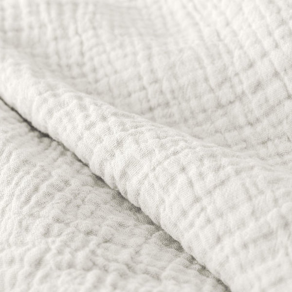 100% Cotton Muslin Lazy Duvet Mousseline | Beige | Double XL - 200cm (W) x 240cm (L) - The Bedding & Blankets Store