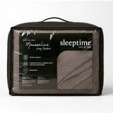 100% Cotton Muslin Lazy Duvet Mousseline | Dark Taupe | Double XL - 200cm (W) x 240cm (L) - The Bedding & Blankets Store