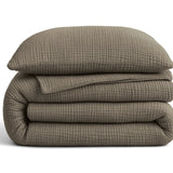 100% Cotton Muslin Lazy Duvet Mousseline | Taupe | Double XL - 200cm (W) x 240cm (L) - The Bedding & Blankets Store
