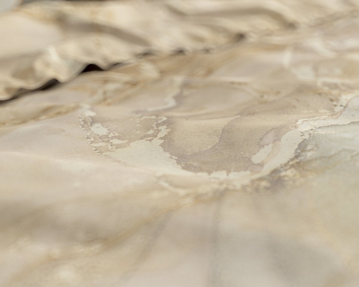 100% Cotton Sateen Duvet Cover Set Botticino | Taupe | Single - 140cm (W) x 220cm (L) - The Bedding & Blankets Store
