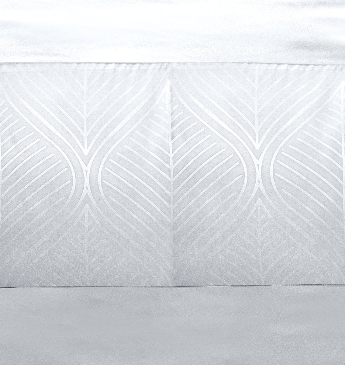 100% Microfibre Duvet Cover Set Berlin | White | Single - 140cm (W) x 220cm (L) - The Bedding & Blankets Store