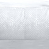 100% Microfibre Duvet Cover Set Berlin | White | Single - 140cm (W) x 220cm (L) - The Bedding & Blankets Store