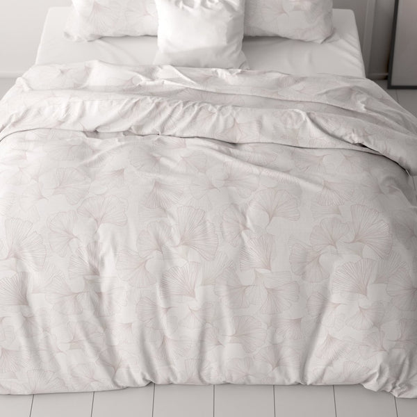 100% Microfibre Duvet Cover Set Dallan | Sand | Single - 140cm (W) x 220cm (L) - The Bedding & Blankets Store