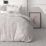 100% Microfibre Duvet Cover Set Dallan | Sand | Single - 140cm (W) x 220cm (L) - The Bedding & Blankets Store