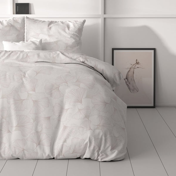 100% Microfibre Duvet Cover Set Dallan | Sand | Single - 140cm (W) x 220cm (L) - The Bedding & Blankets Store
