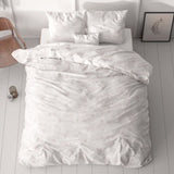 100% Microfibre Duvet Cover Set Dallan | Sand | Single - 140cm (W) x 220cm (L) - The Bedding & Blankets Store