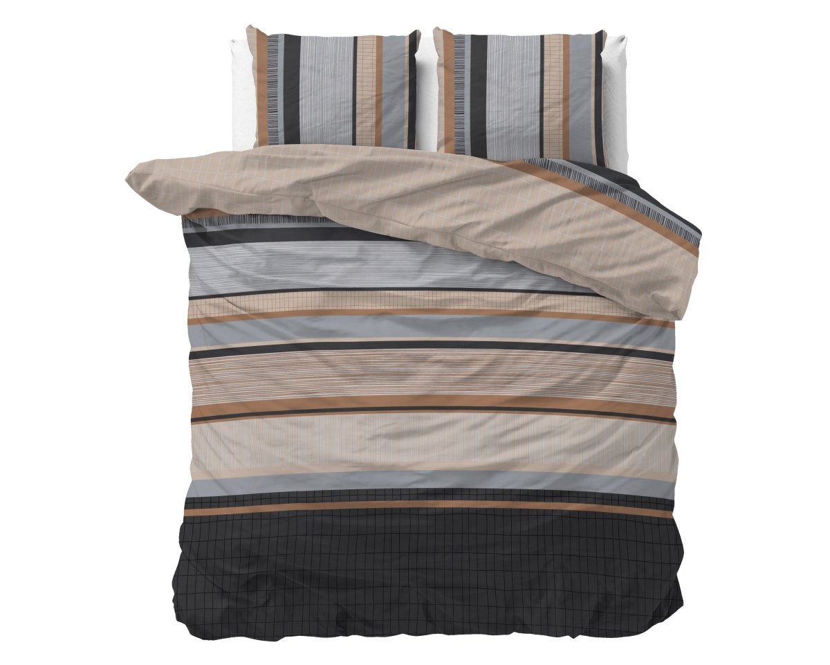 100% Microfibre Duvet Cover Set Darina | Multicolour | Single - 140cm (W) x 220cm (L) - The Bedding & Blankets Store