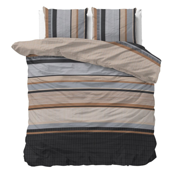 100% Microfibre Duvet Cover Set Darina | Multicolour | Single - 140cm (W) x 220cm (L) - The Bedding & Blankets Store