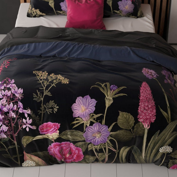 100% Microfibre Duvet Cover Set Feline | Black | Single - 140cm (W) x 220cm (L) - The Bedding & Blankets Store