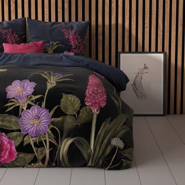 100% Microfibre Duvet Cover Set Feline | Black | Single - 140cm (W) x 220cm (L) - The Bedding & Blankets Store