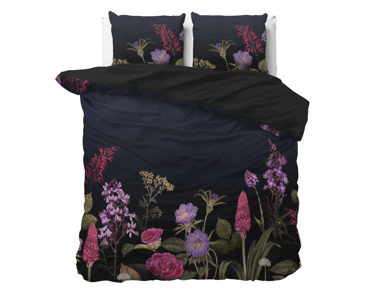 100% Microfibre Duvet Cover Set Feline | Black | Single - 140cm (W) x 220cm (L) - The Bedding & Blankets Store