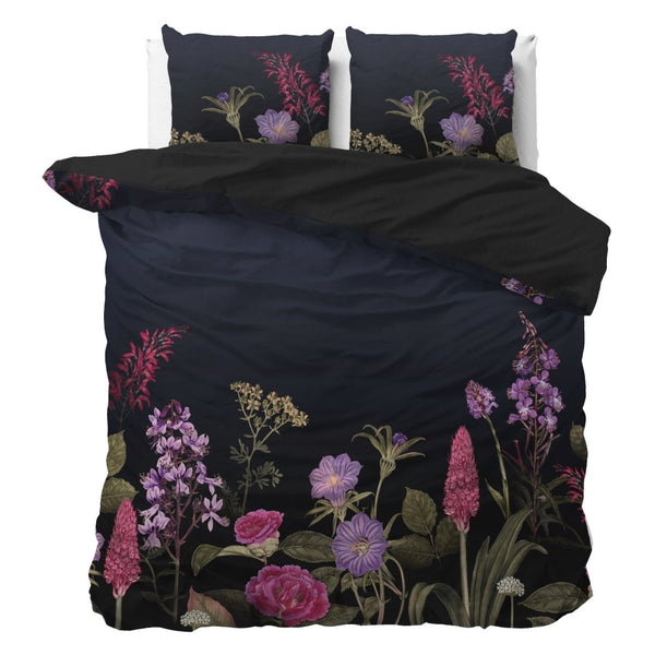 100% Microfibre Duvet Cover Set Feline | Black | Single - 140cm (W) x 220cm (L) - The Bedding & Blankets Store